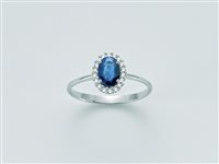 Anello Miluna Donna in Oro bianco Diamante LID3271-14